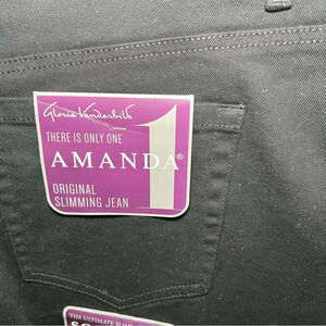 Gloria Vanderbilt Women's Straight Leg Jeans - Black